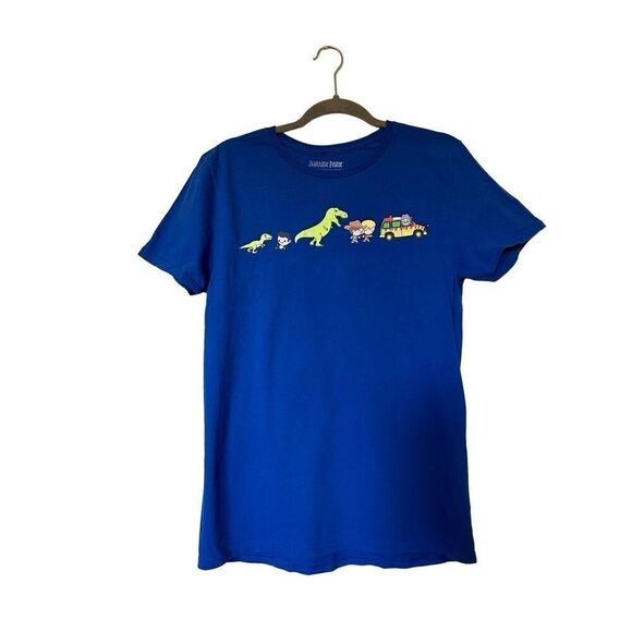 JURASSIC PARK Lootcrate Lootwear Exclusive T Shirt Blue 2018 - Picture 1 of 2